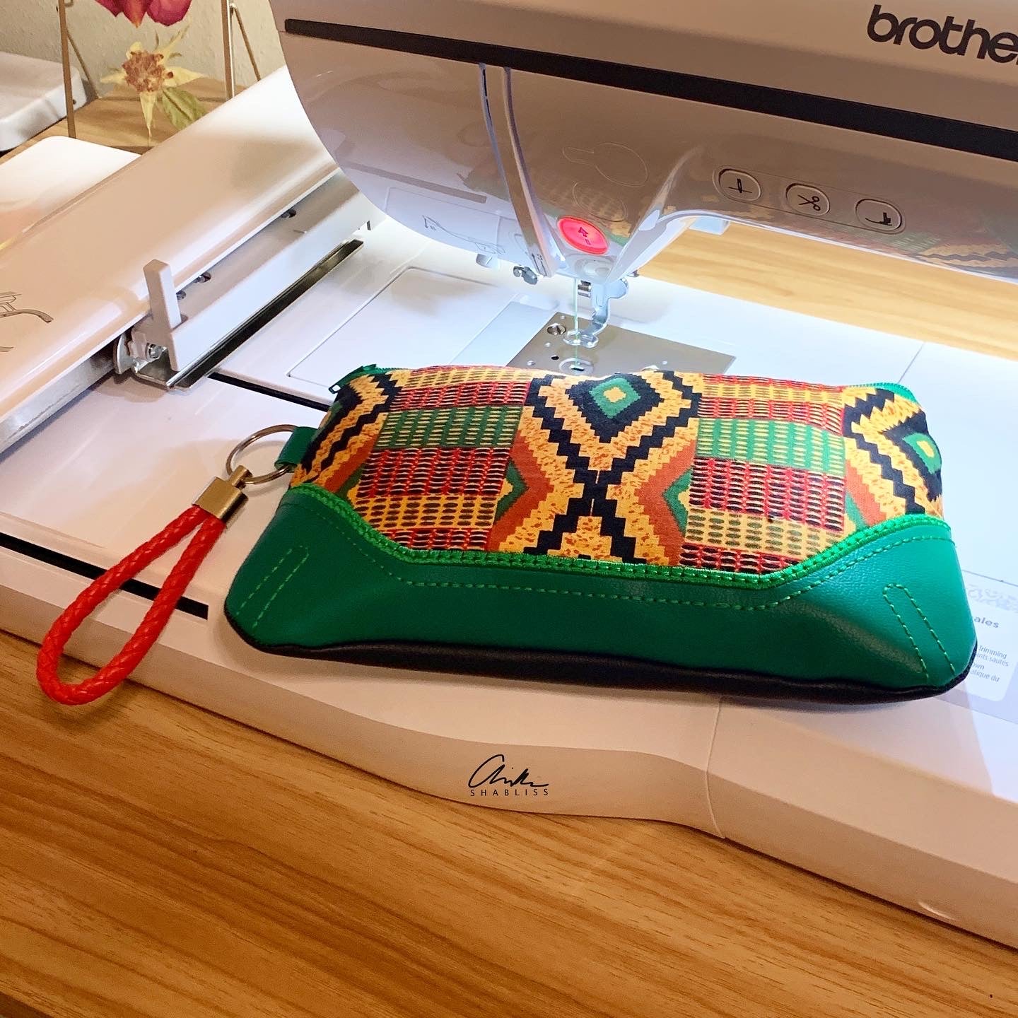 African Print Clutch