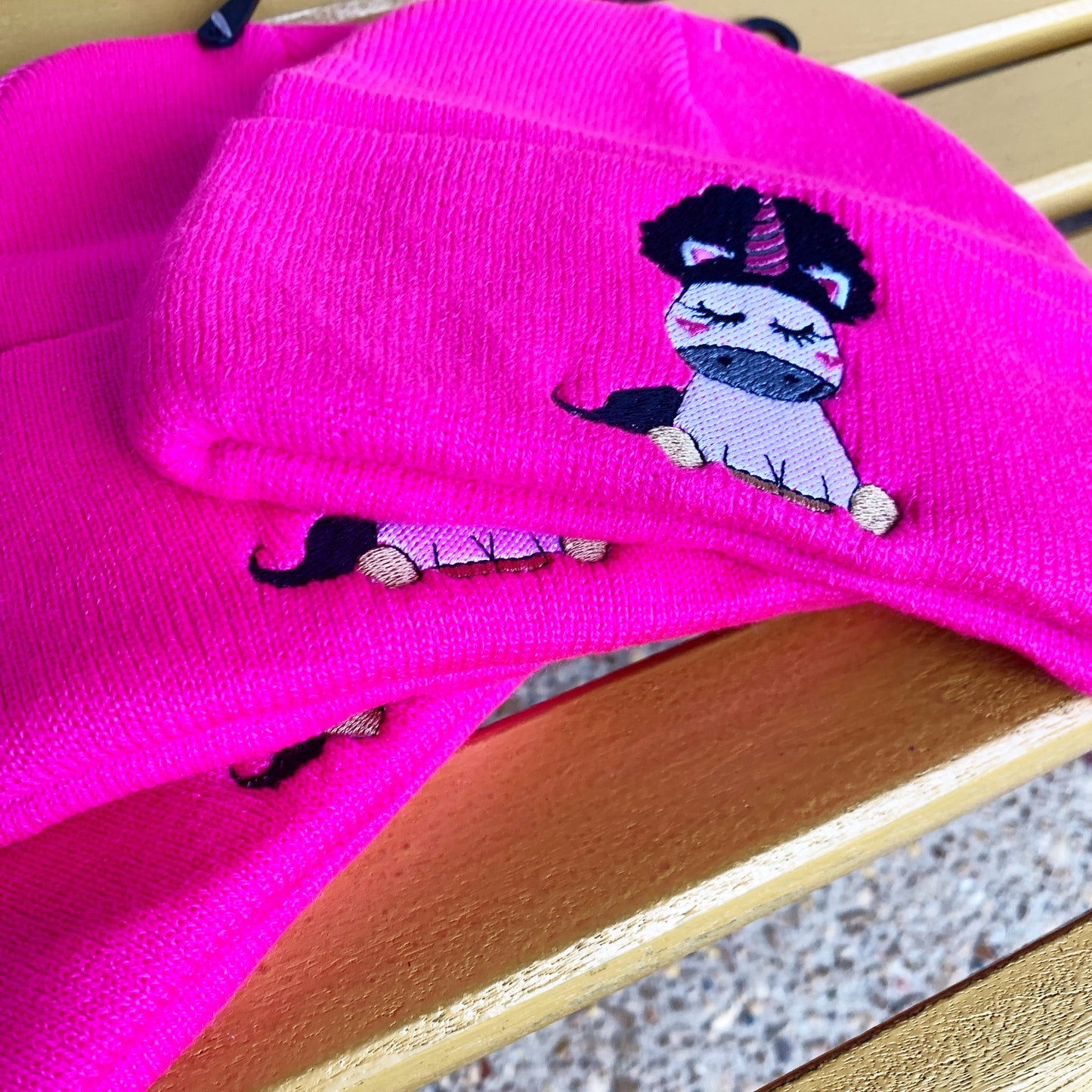 Melanated Unicorn Beanie