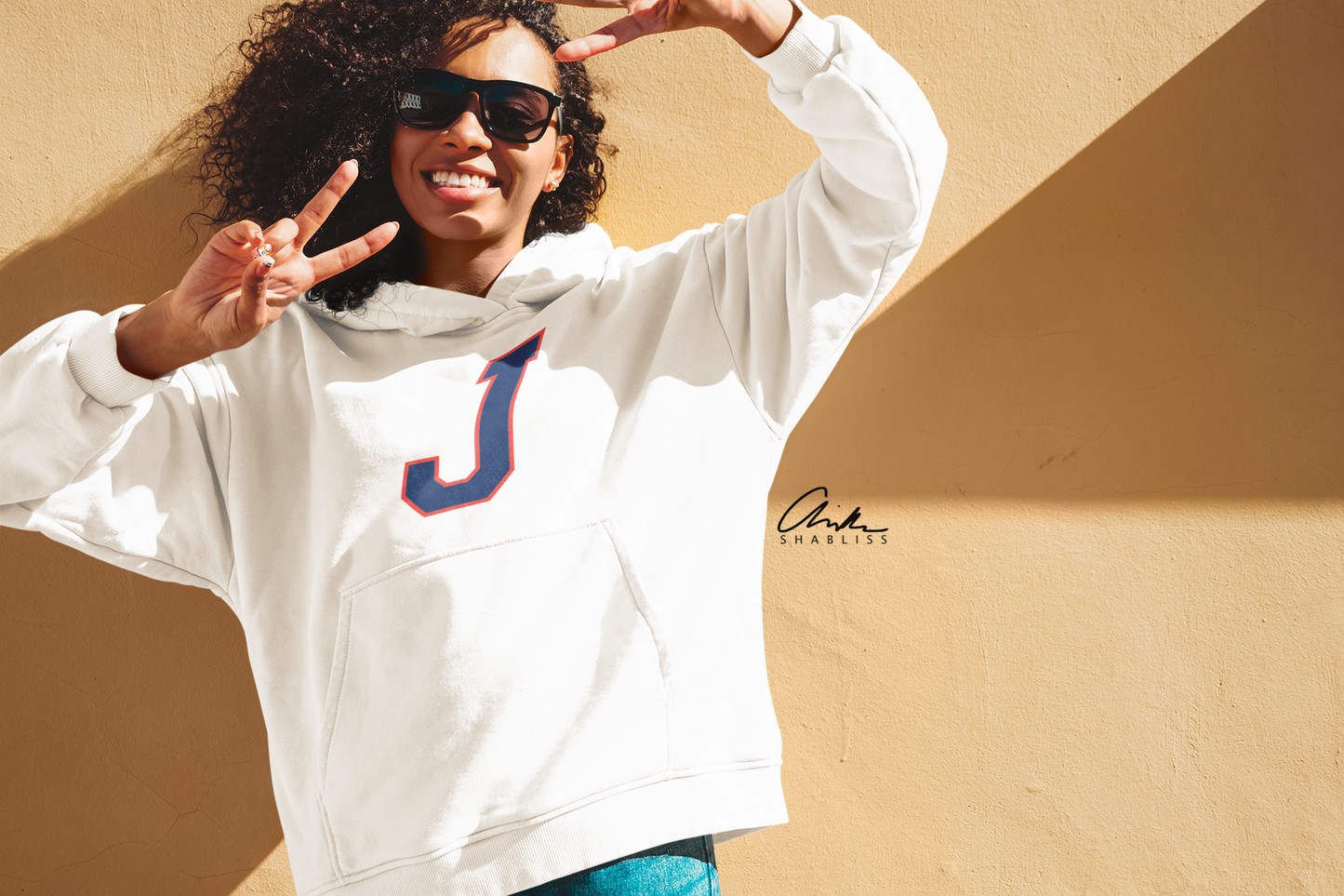 JSU J Hoodie - White