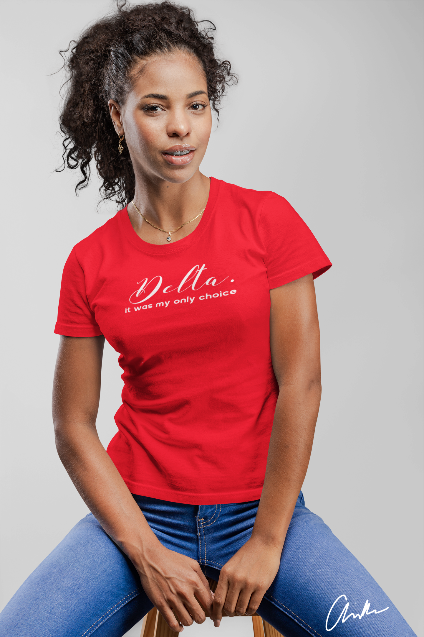 Delta Sigma Theta It Was My Only Choice Shirt – Arika Made, image size:1440x2160