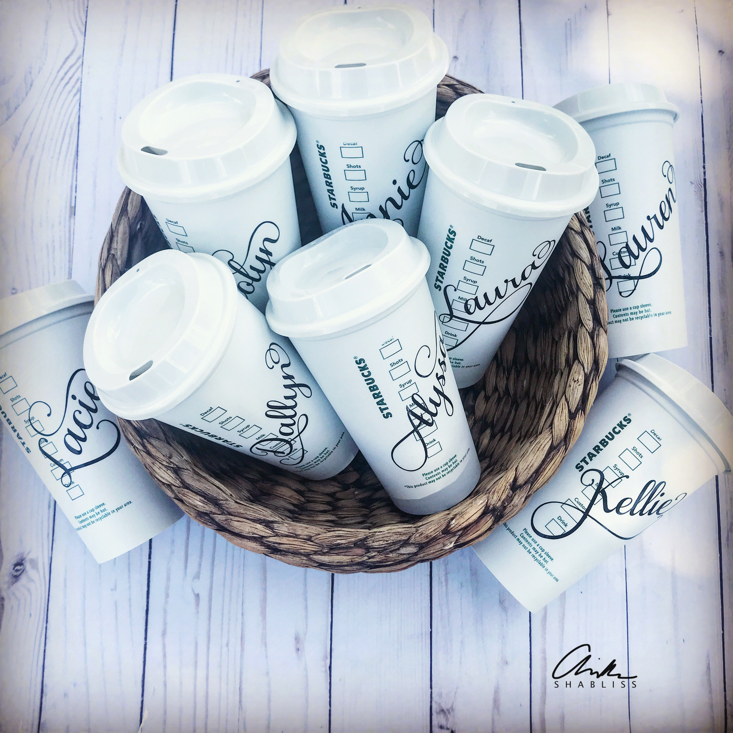 Personalized Starbucks Cups