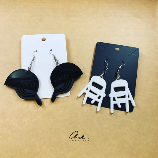 Alabama Brawl Chair Earrings