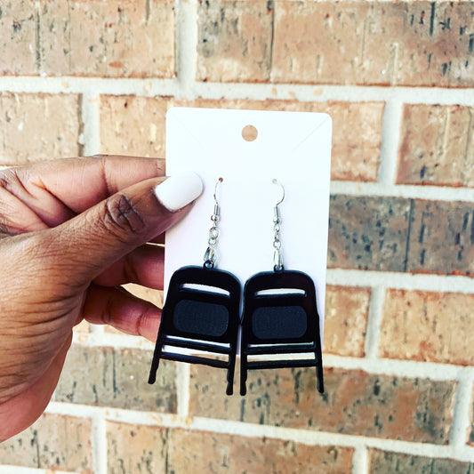Alabama Brawl Folded Chair Earrings