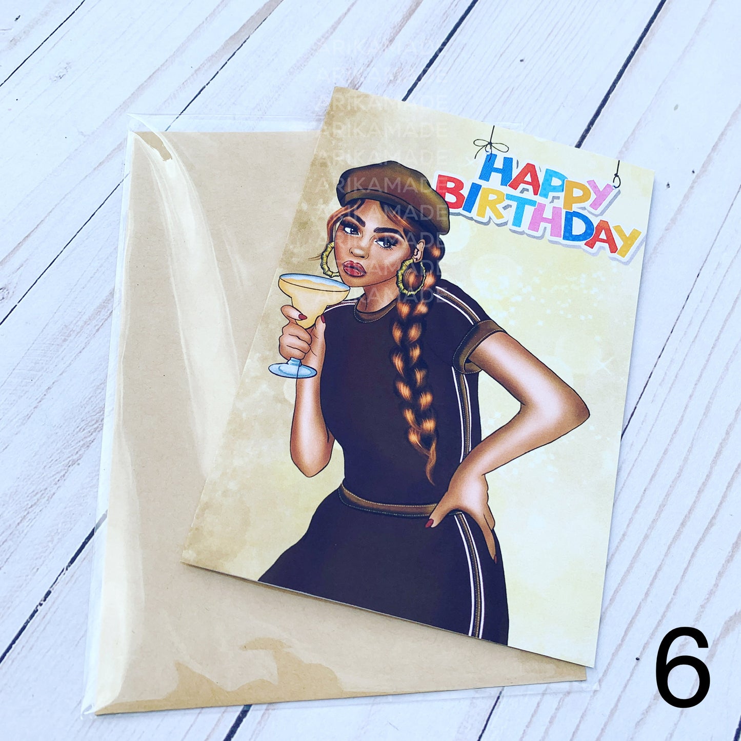 African American Greeting Cards - Happy Birthday