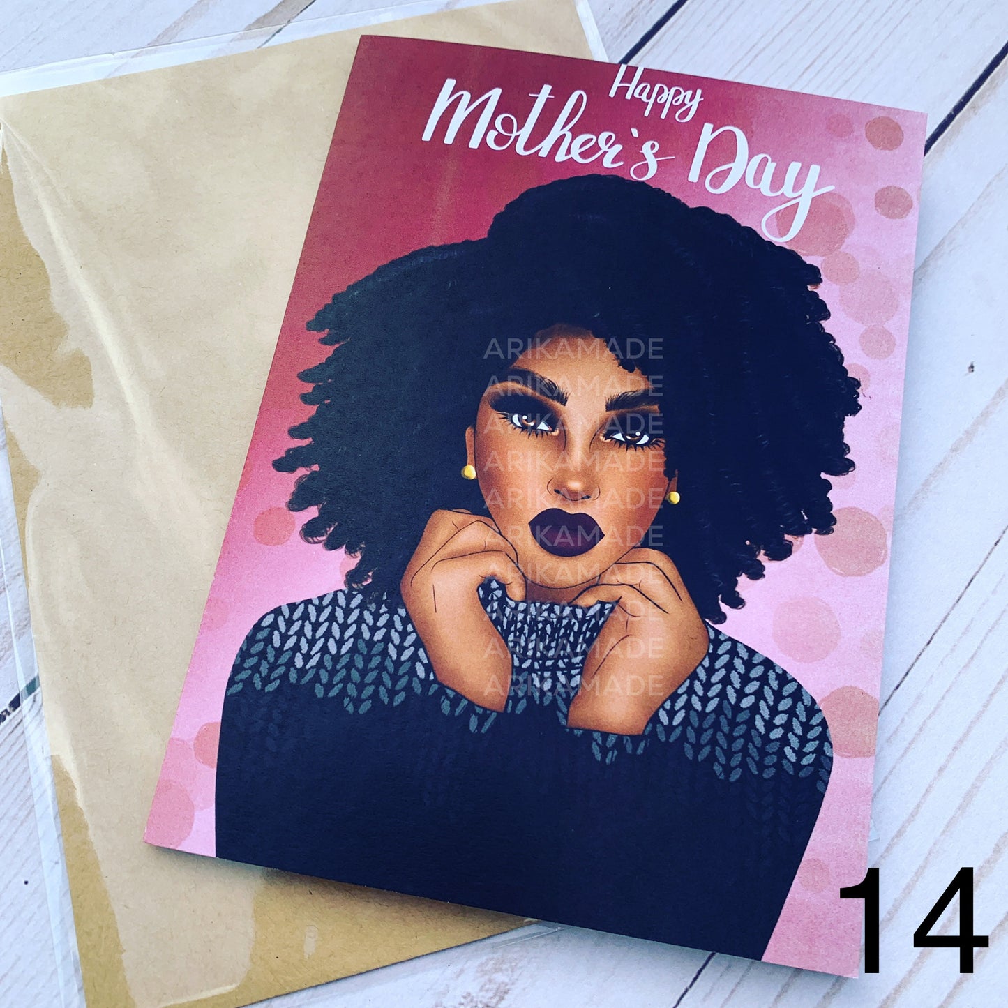 African American Greeting Cards - Mother's Day