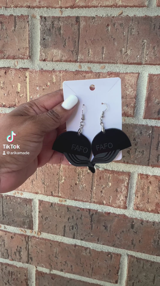 Alabama Brawl Hat Signal Earrings