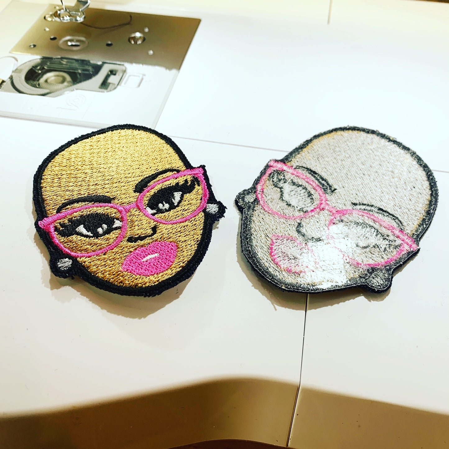 Cancer Awareness Face Embroidery Patch