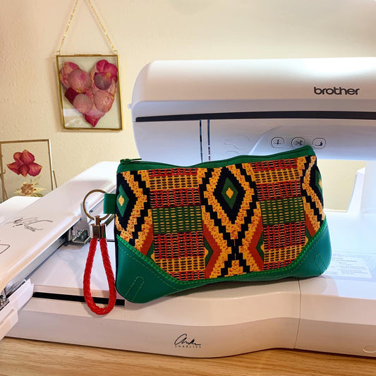 African Print Clutch