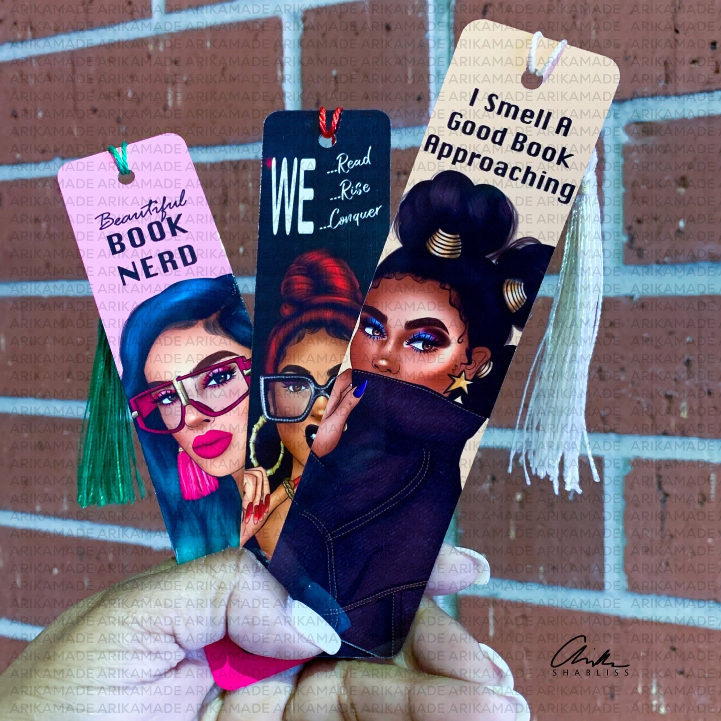 Melanated Bookmark for Book Lovers