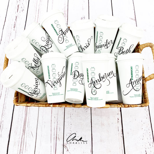 Personalized Starbucks Cups