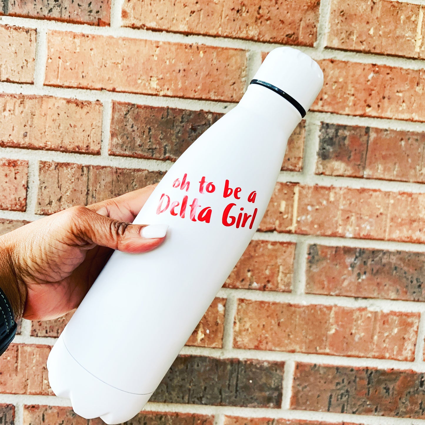 Delta Sigma Theta 1913 Oh To Be a Delta Girl Water Bottle