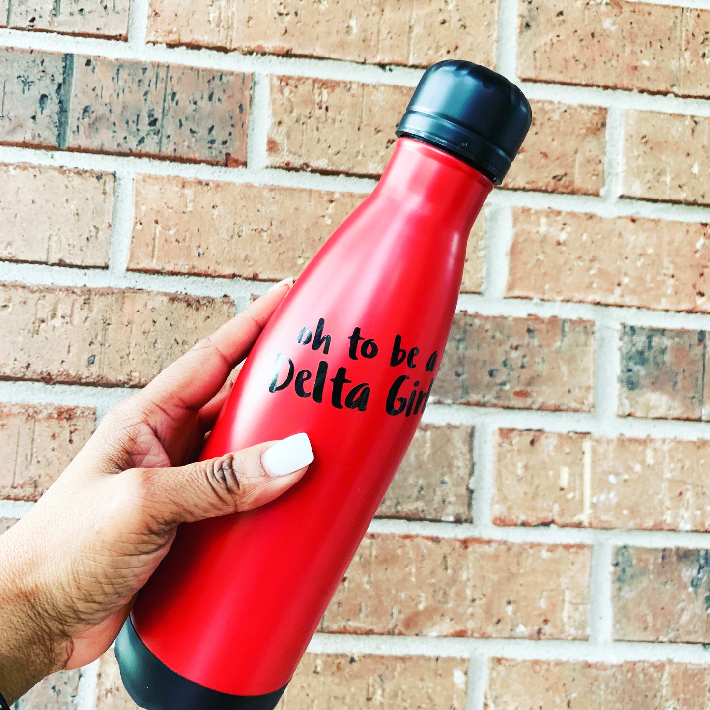 Delta Sigma Theta 1913 Oh To Be a Delta Girl Water Bottle