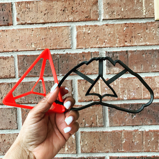 Mids Up and Pyramid Cookie Cutter Set for Delta Sigma Theta Sorority, Incorporated