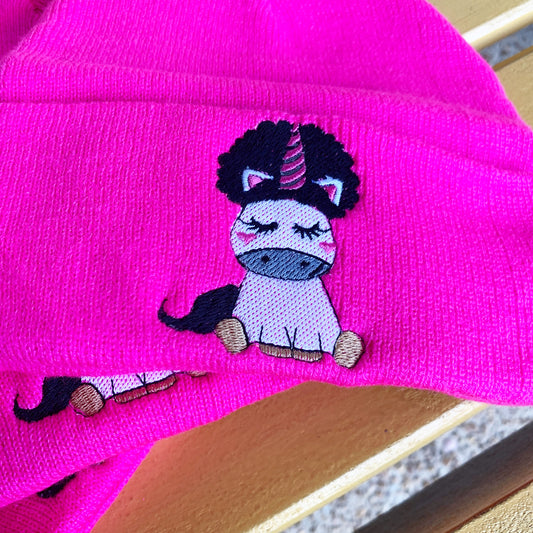 Melanated Unicorn Beanie
