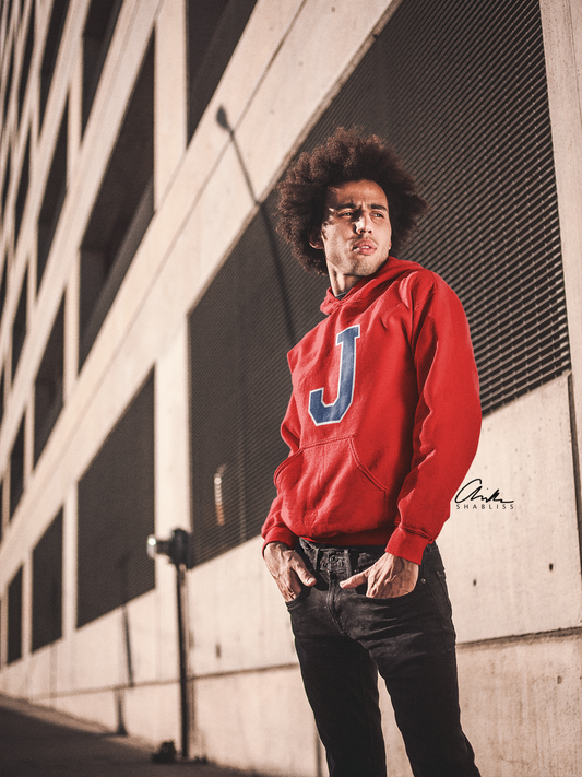 JSU J Hoodie in Red