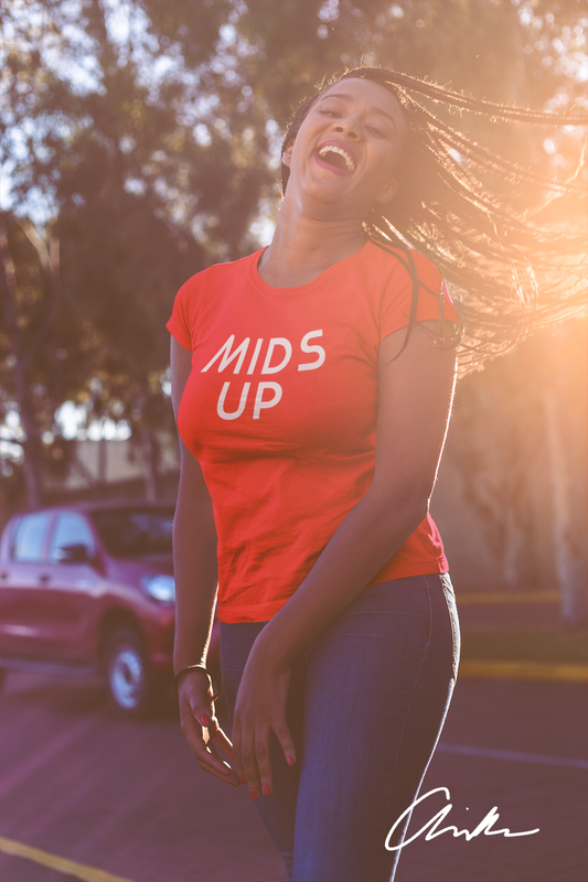 Delta Sigma Theta Red Mids Up Shirt