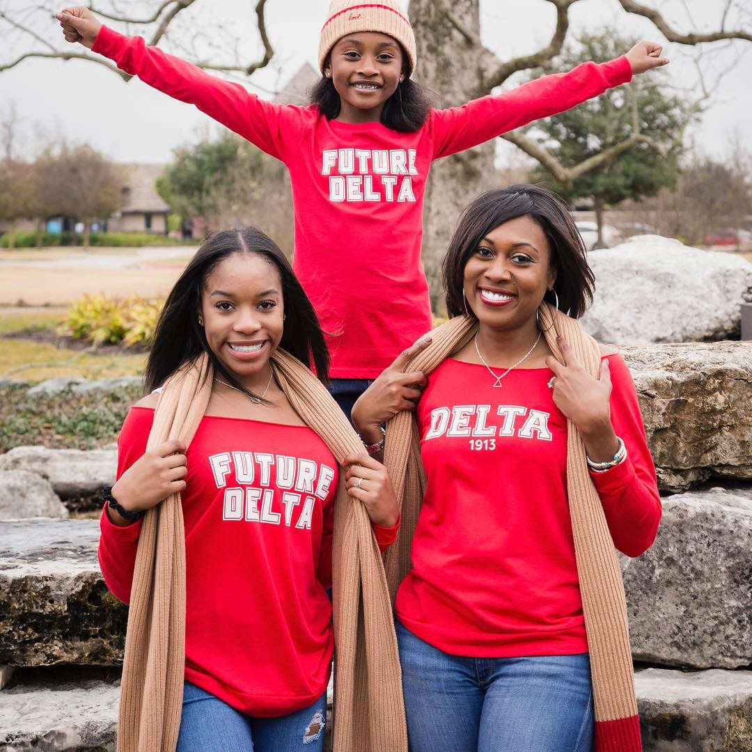 Delta Sigma Theta Off The Shoulders Lightweight Delta 1913 Raglan