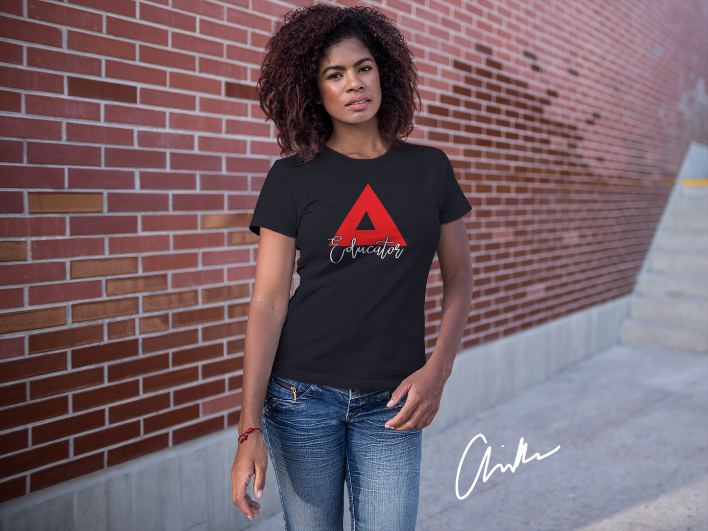 Delta Sigma Theta Black DST Educator Shirt