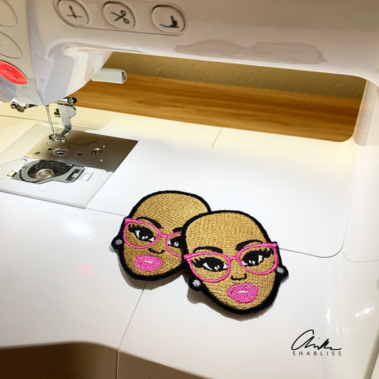 Cancer Awareness Face Embroidery Patch