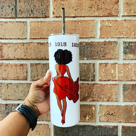 Delta Girl Shield Skinny Cup