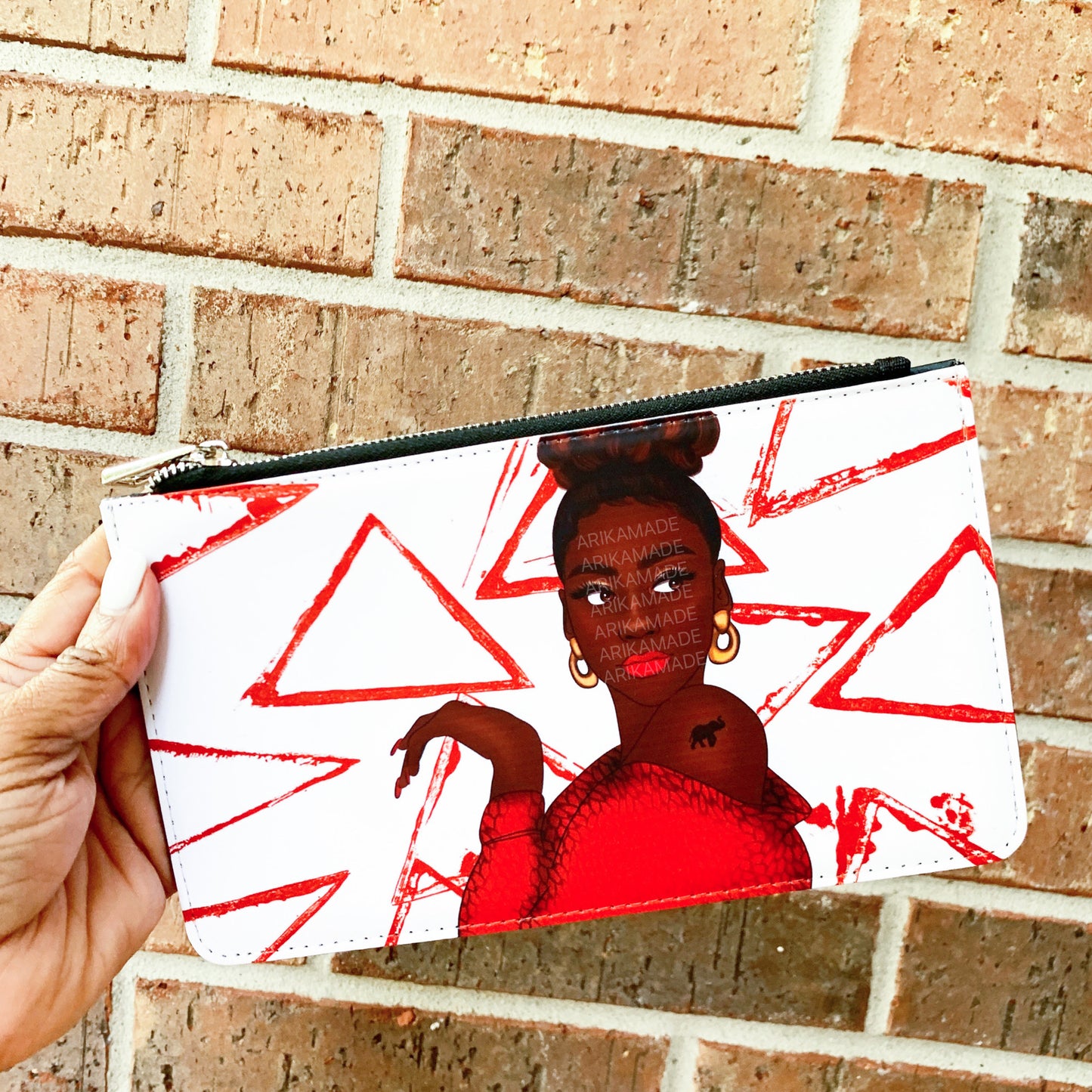 Delta Sigma Theta Pyramid Delta Girl Clutch