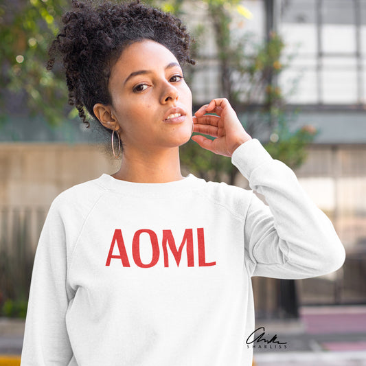 Delta Sigma Theta AOML White Sweatshirt