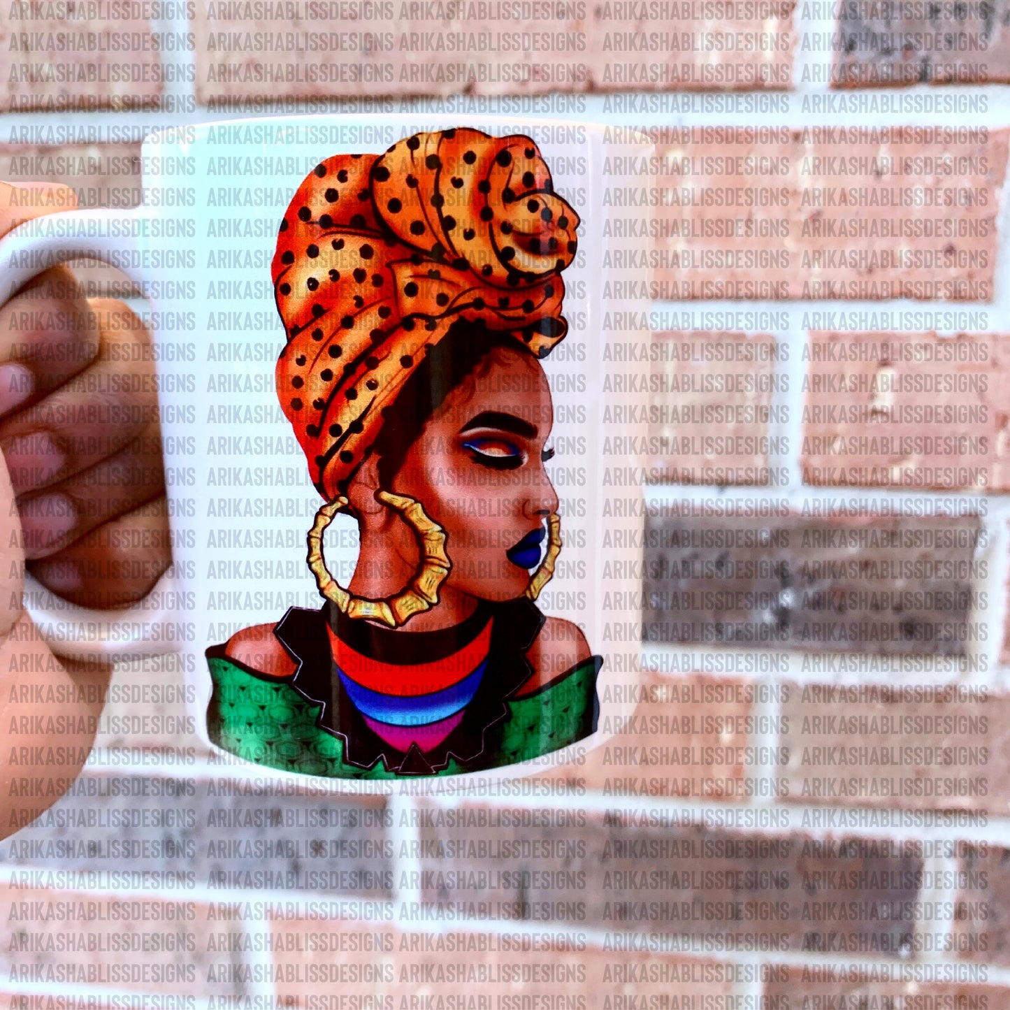 Black Woman Dazzling Mug