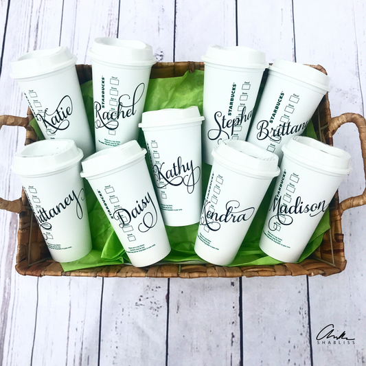 Personalized Starbucks Cups