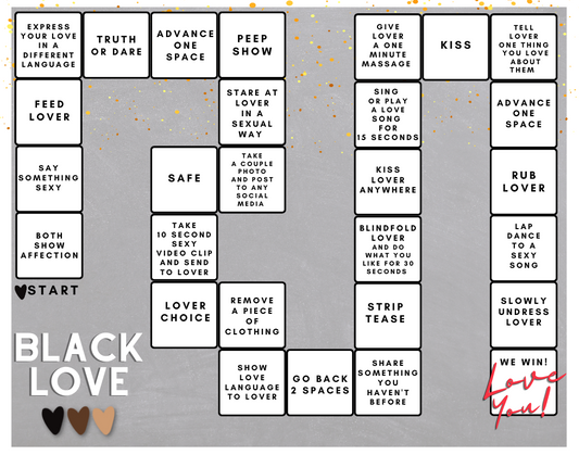 Black Love Game Template