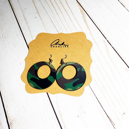 Camo Earrings