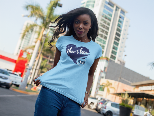 JSU Thee I Love Heart - Blue